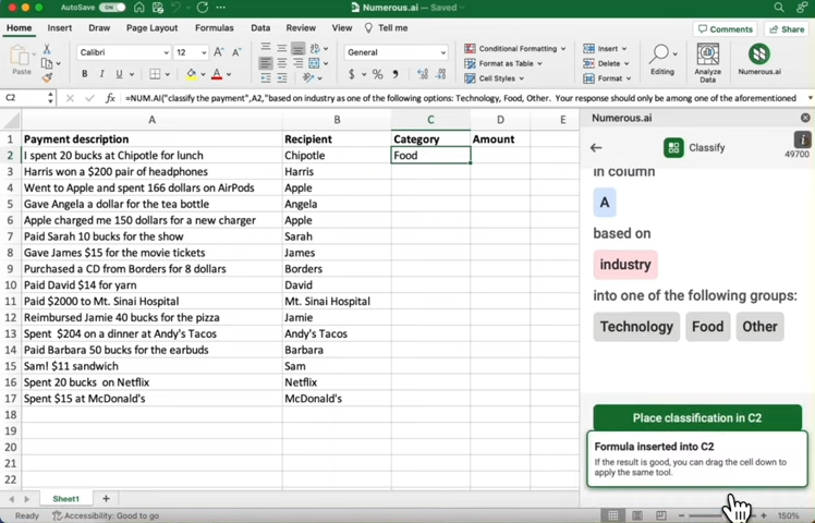 using chatgpt to analyze excel data

